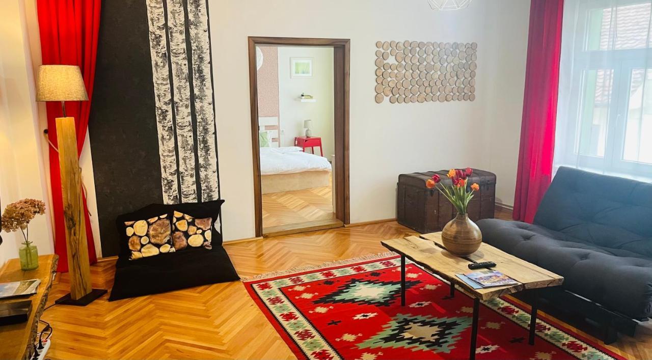 Spacious Stylish Apartment In Old Town Sibiu Luaran gambar